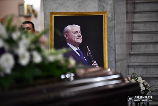 Civan Gasparyan için veda töreni